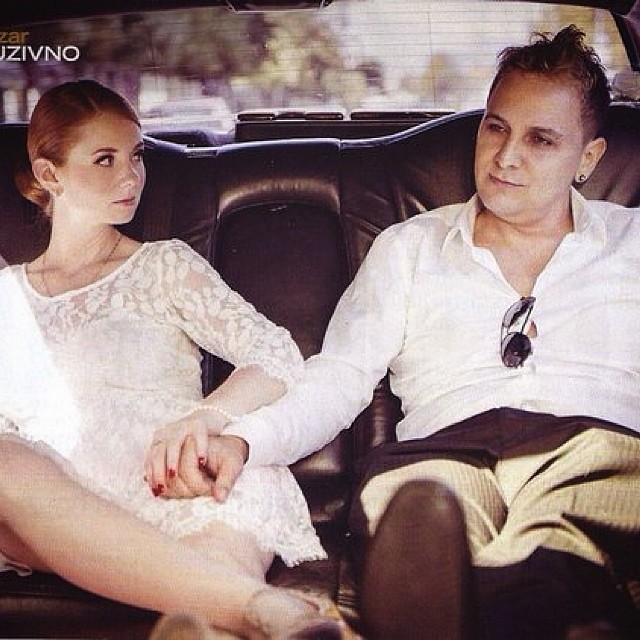Лена Катина и её муж Сашо Кузманович