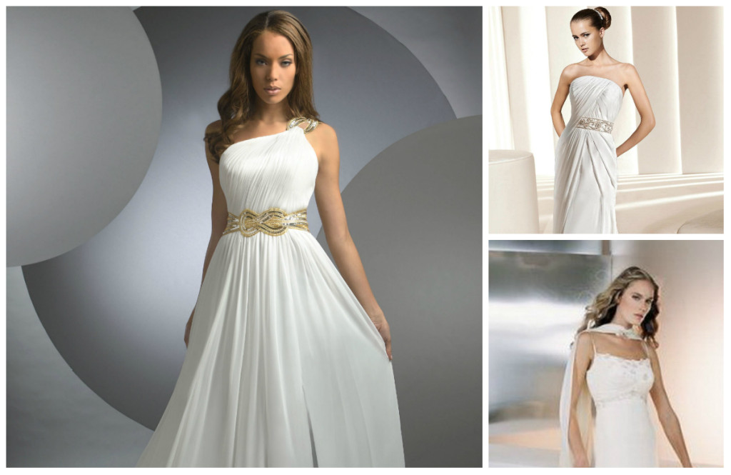 греческие свадебные платья